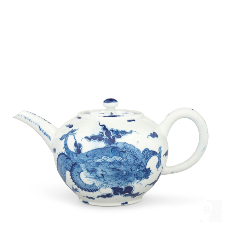 A Bow teapot and cover, circa 1756-58 - 图1